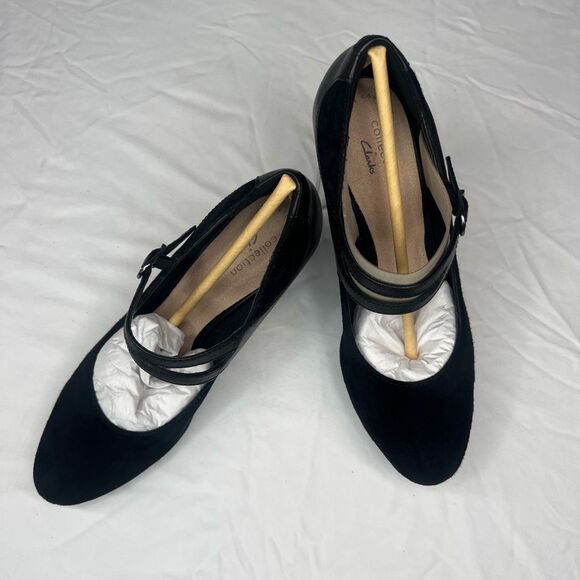 Clarks Mary Jane Heels Dancer Reece New In Box - Picture 2 of 8